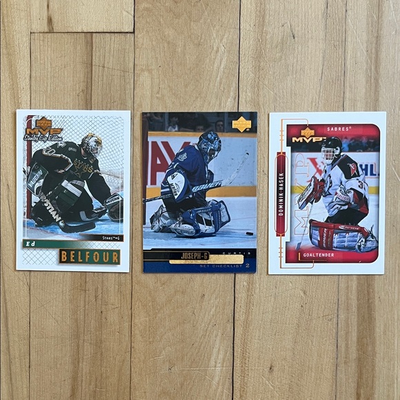 Upper Deck Other - Retired NHL Goalies Hockey Trading Cards Trio Set